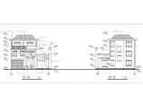 某两层半小别墅建筑结构设计图纸（含效果图）图片1