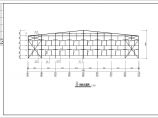 某地区单层平面管桁架机械厂厂房结构施工图图片1