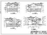 三层剪力墙结构经典别墅建筑施工图图片1