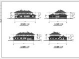 某汉泉山庄别墅建筑设计施工图（共5张）图片1