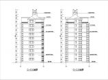 某9层阁楼3单元每单元2户住宅楼建筑设计图（长61.8米+宽16.35米）图片1