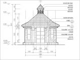 一套欧式（英式）六角景观亭的设计施工图图片1