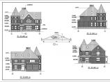 某地区框架结构独幢别墅建筑设计方案图纸图片1