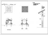 某小型水上凉亭设计CAD平面布置参考图图片1