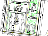 某大型广场总平面建筑设计施工布置图图片1
