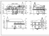 二层别墅全套建筑施工图纸（共3张）图片1