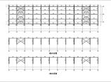 单层钢结构车间及结构加工设计cad施工平面图图片1