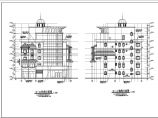 某地六层框架结构小区会所建筑设计施工图图片1