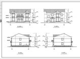 某三套两层砖混结构别墅建筑设计方案图图片1