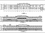 瑞安市某三层汽摩配综合商业广场建筑设计施工图图片1