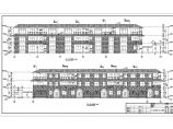 某地三层砖混结构连排别墅建筑设计施工图纸图片1