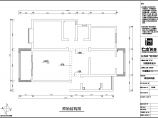 【成都】某现代风格三室一厅住宅装修设计施工图图片1