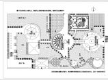 某小型广场公园景观规划设计cad平面详图图片1
