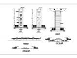 设计精准的某大学校天桥建筑CAD施工图图片1