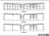 68米跨车市钢结构全套图纸（含门式刚架、局部夹层）图片1