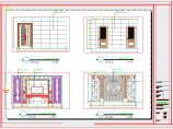 浓郁西北风情中式风格餐厅室内施工图（含效果图）图片1