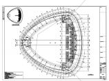 海蚌造型双层网壳结构游泳馆结构施工图（含钢结构图 建筑图）图片1