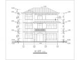 农村三层别墅住宅楼建筑方案设计图图片1