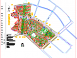 某大型居住区规划设计图（含经济技术指标）图片1