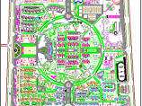 某地南湖花园城中心区规划设计总平面图图片1