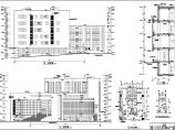 某地六层框架结构图书馆建筑设计施工图纸图片1