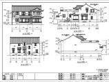 扬州两层砖混结构中式别墅建筑设计施工图图片1