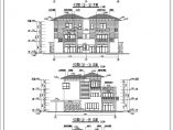 广东三层框架结构东南亚风格别墅建筑施工图图片1