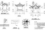 中式古建景观长廊及景亭详细施工图纸图片1