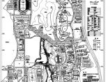 【长沙】某大学校园景观工程规划设计总平面图图片1