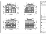 某农村三层砖混结构别墅建筑设计施工图图片1