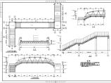 某地钢结构过街天桥详细设计施工图纸图片1