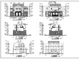 某三层双拼别墅建筑设计图（长19米 宽16.64米）图片1
