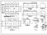 某小型公司排架结构厂房建筑施工图纸（共2张、标注详细）图片1