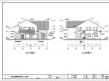 某二层框架结构独幢别墅建筑设计方案图纸图片1
