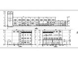 武汉光谷四层框架结构大众4S店建筑施工图图片1
