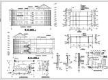 某多层幼儿园教学楼建筑设计CAD平剖面图图片1