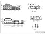 某地区二层茶楼及单层养生会所建筑设计方案图片1