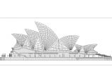澳大利亚悉尼歌剧院建筑设计方案图纸（简图）图片1