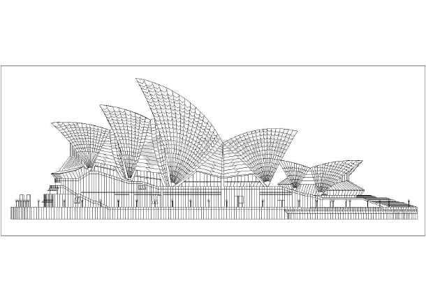 悉尼歌剧院三视图图片
