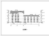 某学校三层砖混结构教师宿舍楼建筑施工图图片1