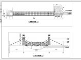 园林景观钢缆拉索吊桥设计施工图纸图片1