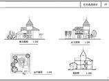 三层尖屋顶新潮新农村别墅建筑设计图图片1