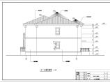 某地区二层框架结构别墅建筑设计方案图图片1