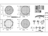 设计精准的球形网架设计CAD详图图片1