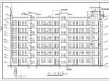 南宁市6层框架结构中学教学楼建筑及结构施工图图片1