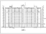 某11层3单元每单元2户住宅楼建筑设计图（单元内户型不对称）图片1