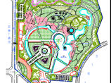 某地区小型公园详细景观规划设计总图图片1