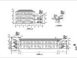 中南地区三层砖混结构老年服务中心建筑设计扩初图图片1