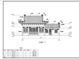 某地上一层框架结构寺庙建筑设计方案图图片1