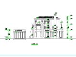 某地三层框架结构欧式风格别墅建筑设计施工方案图片1